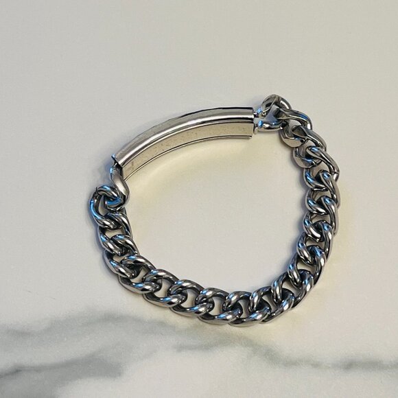 Distinctive Vintage Speidel Men's Women's Unisex ID Bracelet with engraving - Picture 4 of 7